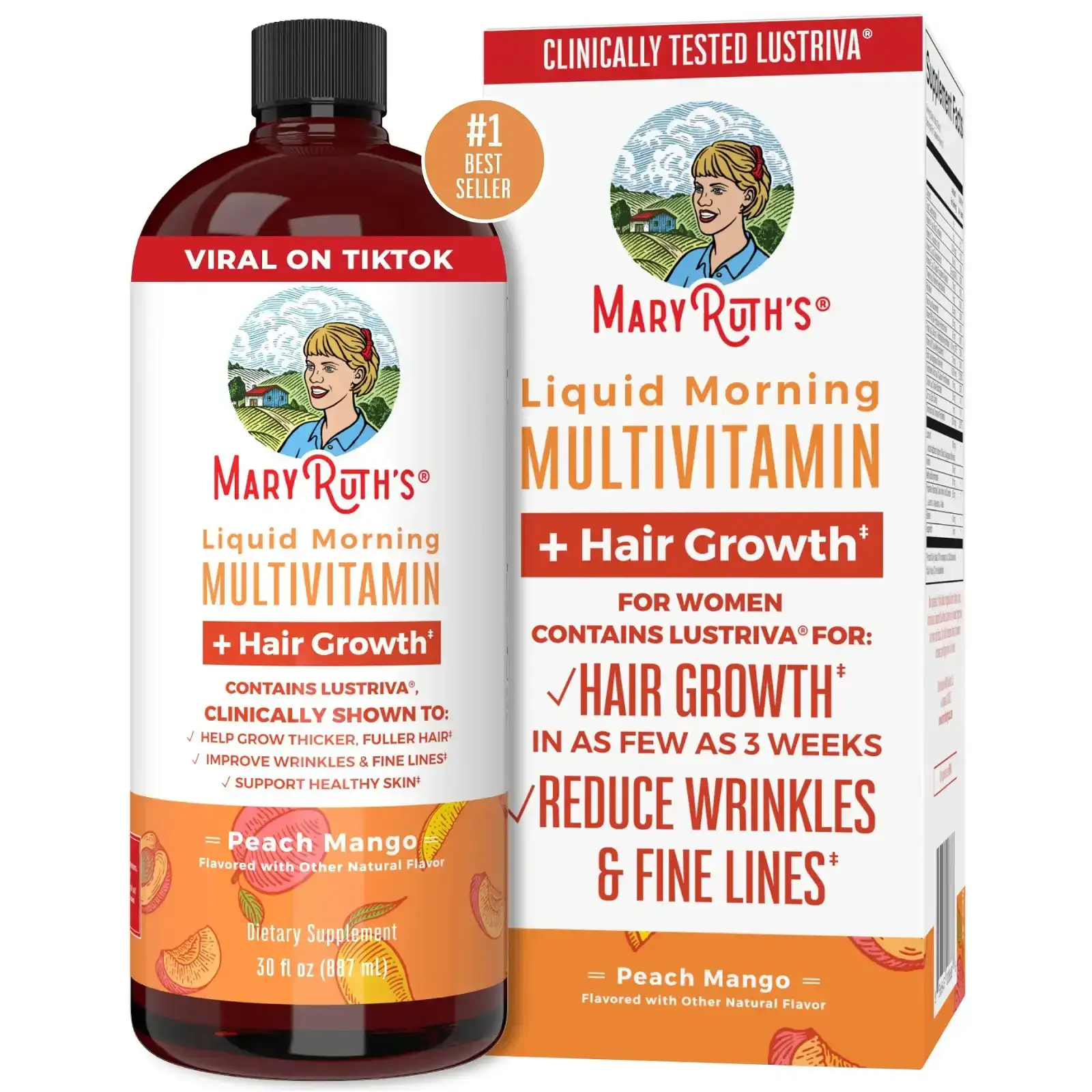 Image of Liquid Morning Multivitamin + Hair Growth