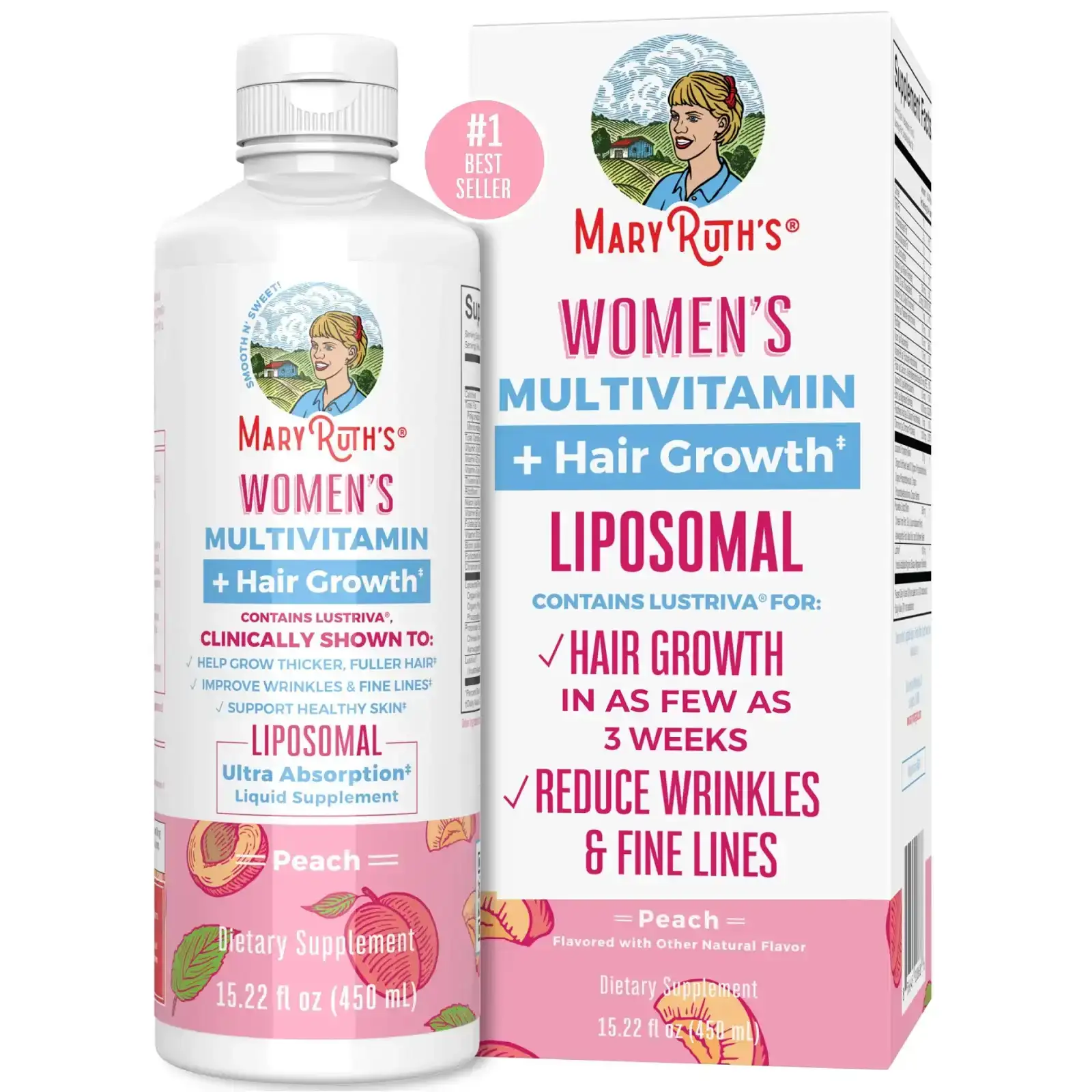 Image of Women's Multivitamin + Lustriva Hair Growth Liposomal