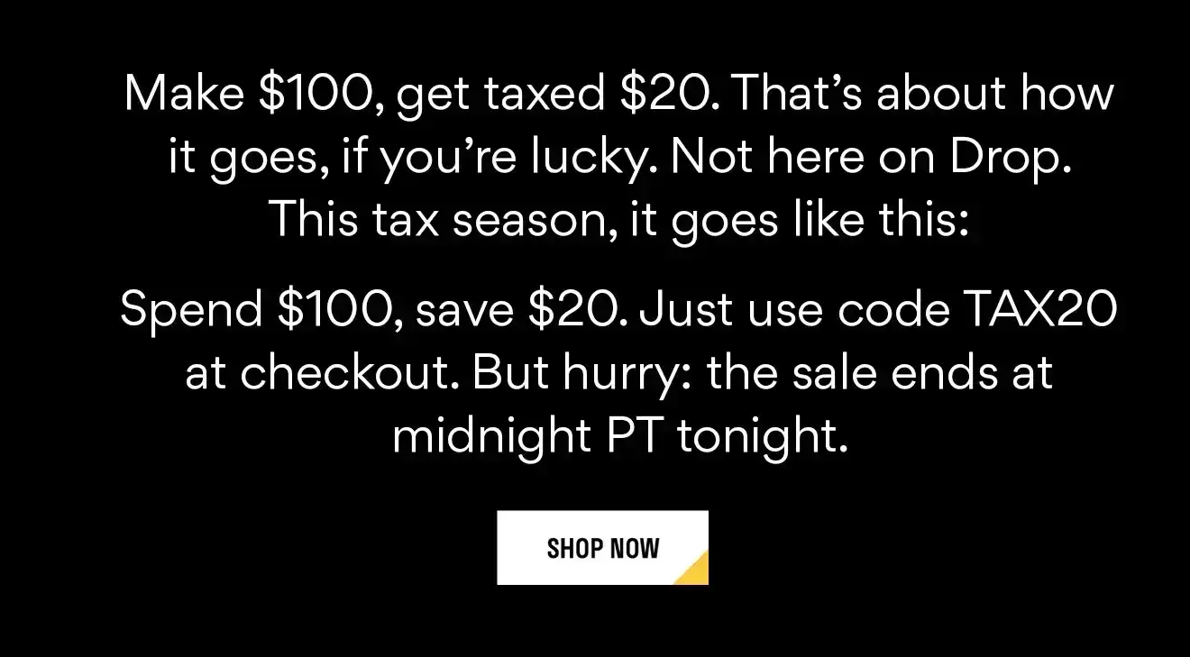 Save \\$20 this Tax Season