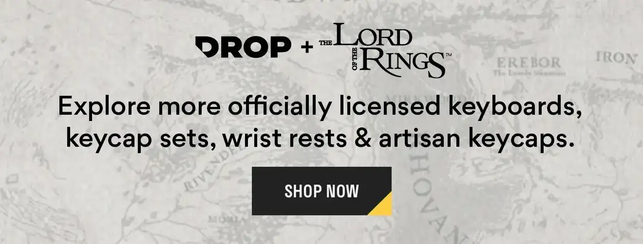 DROP + THE LORD OF THE RINGS™ — Shop Now