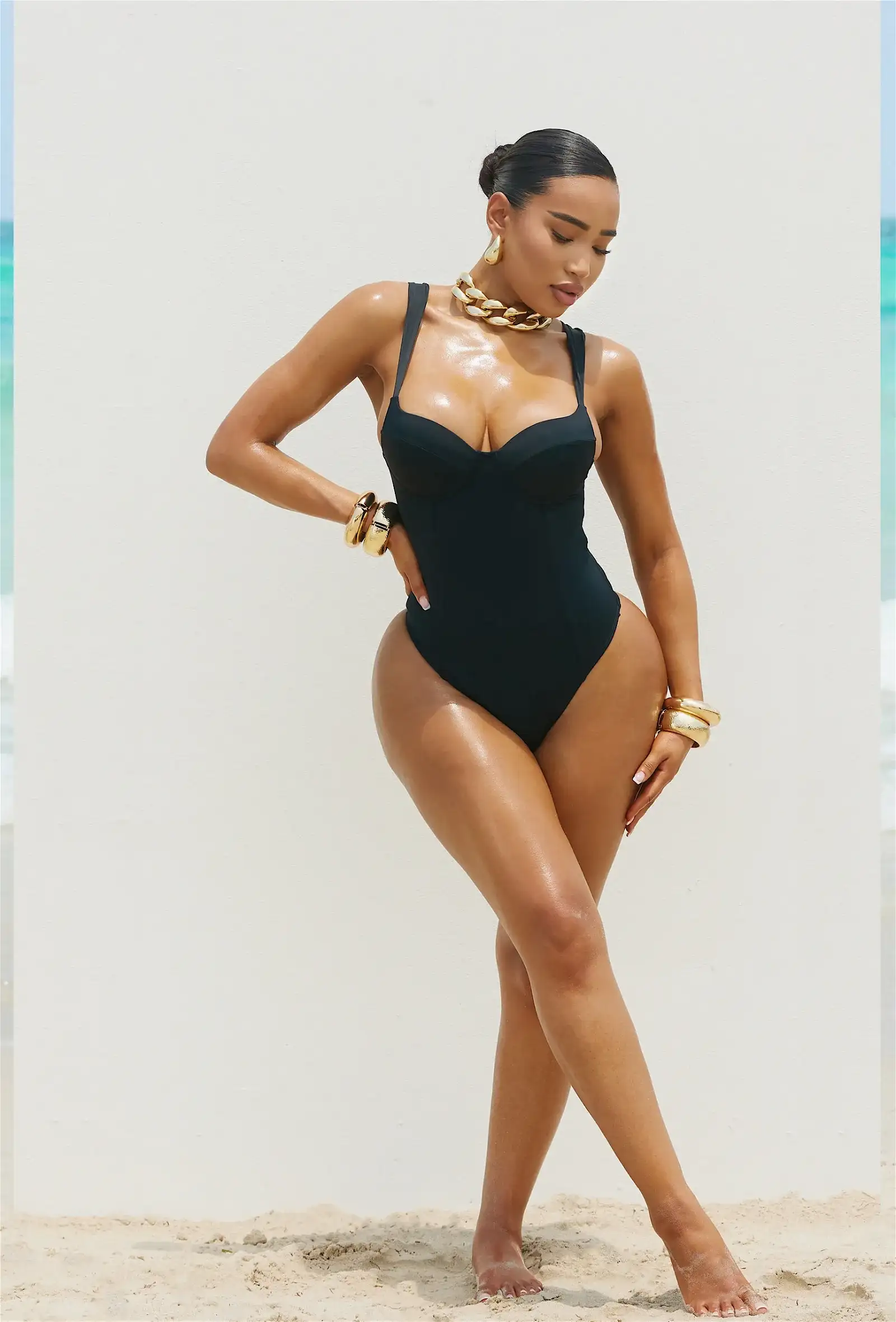 Image of Kostas One Piece - Black