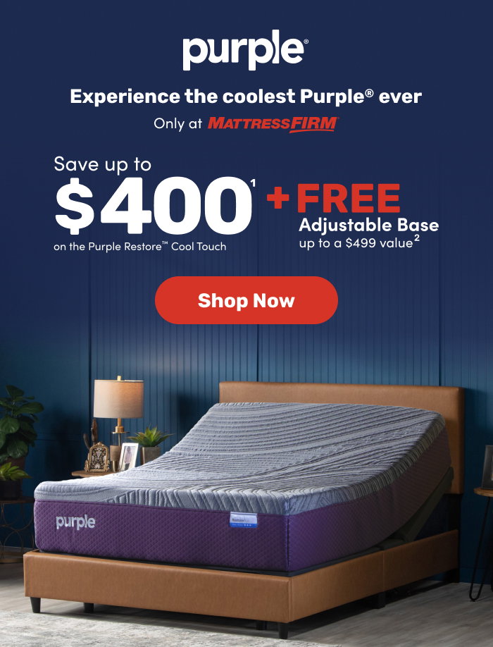 Shop The coolest Purple® mattress ever. Only at Mattress firm.