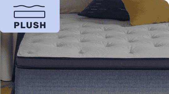 Shop by mattress comfort: Plush mattresses.