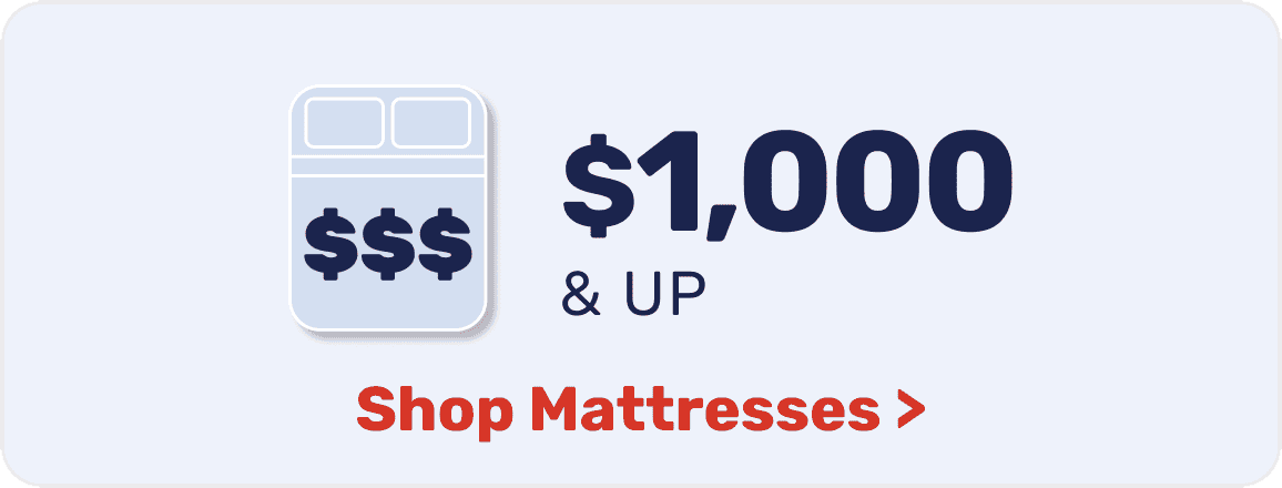 Shop Mattresses 1000 & Up