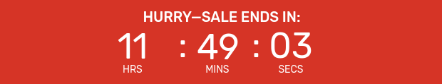 Hurry! Sale ends soon. Shop Now.