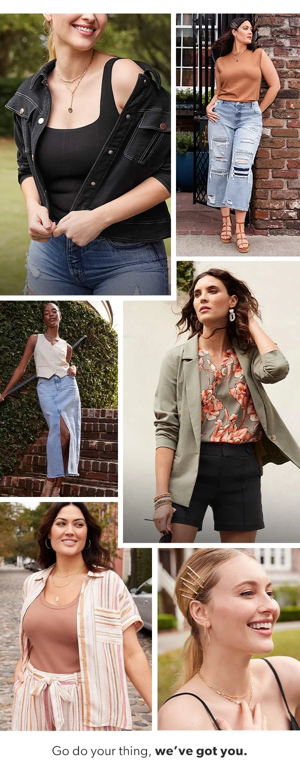 Go do your thing, we've got you. Models wearing maurices clothing.