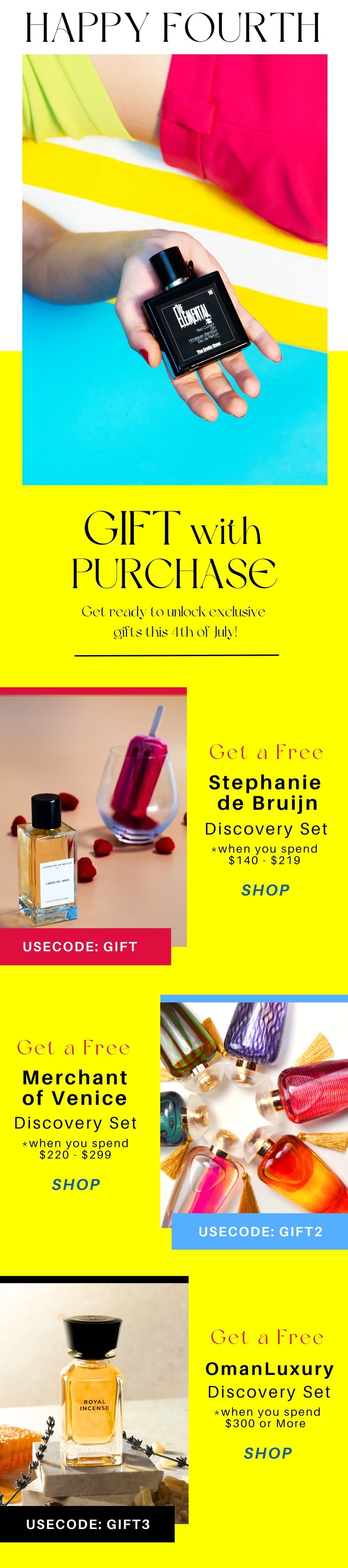 Free Gift With Purchase