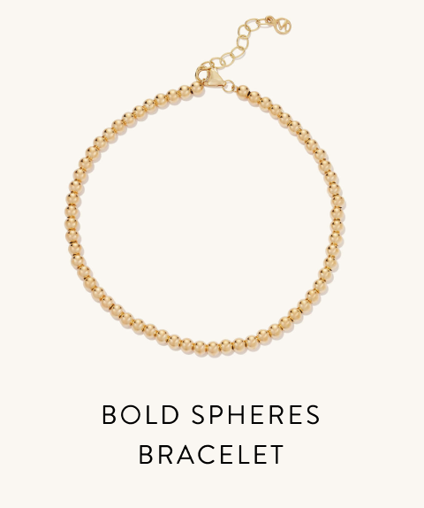 Bold Spheres Bracelet.