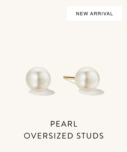 New Arrival. Pearl Oversized Studs.