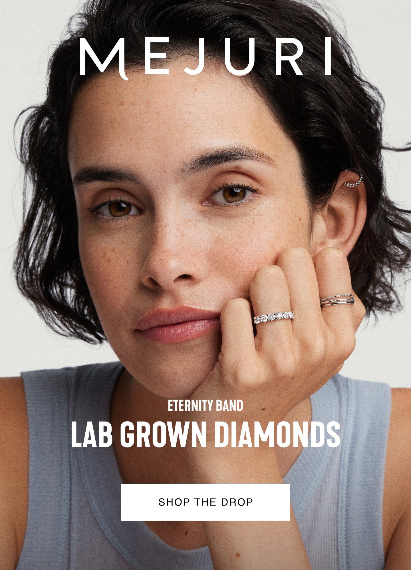 Eternity Band. Lab Grown Diamonds. Shop the Drop.