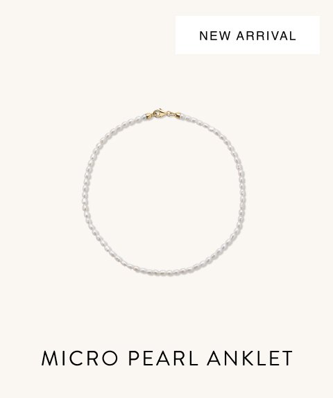 New Arrival. Micro Pearl Anklet. 