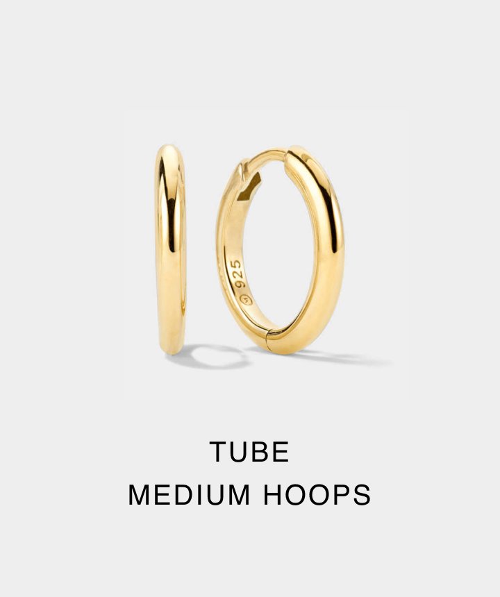 Tube Medium Hoops.