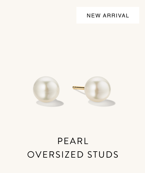 New Arrival. Pearl Oversized Studs.
