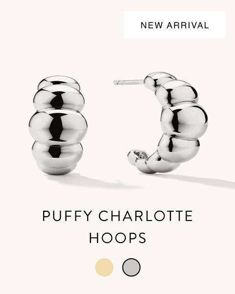 Puffy Charlotte Hoops.