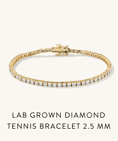 Lab Grown Diamond Tennis Bracelet 2.5 mm.