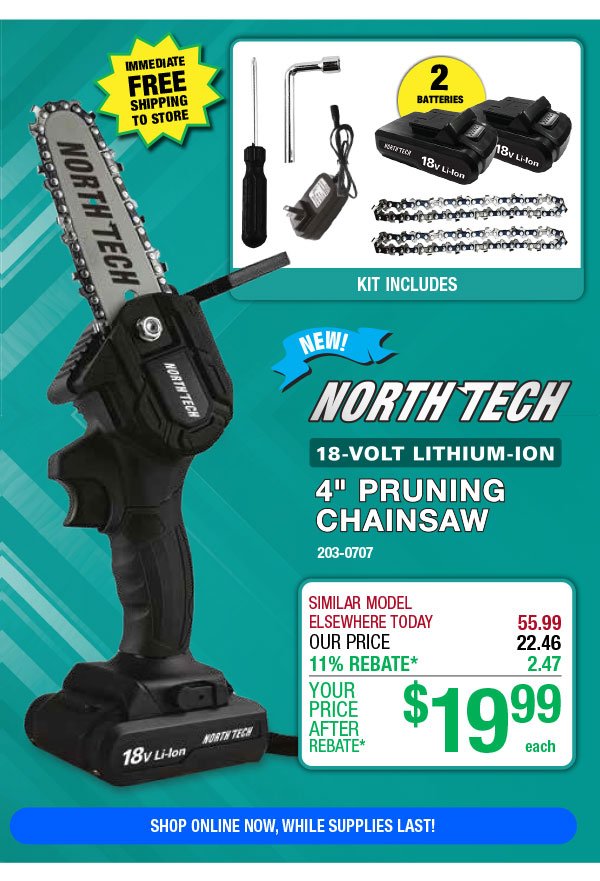 4" Pruning Chainsaw