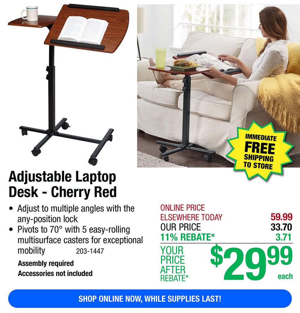 Adjustable Laptop Desk 