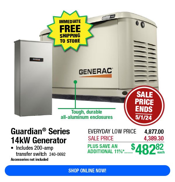 Guardian® Series 14kW Generator