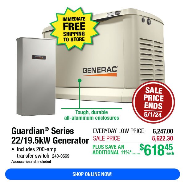 Guardian® Series 22/19.5kW Generator