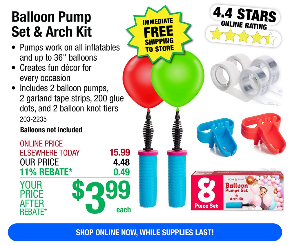 Balloon Pump Set & Arch Kit