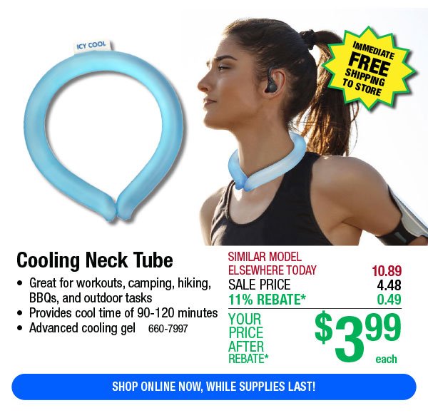 Cooling Neck Tube