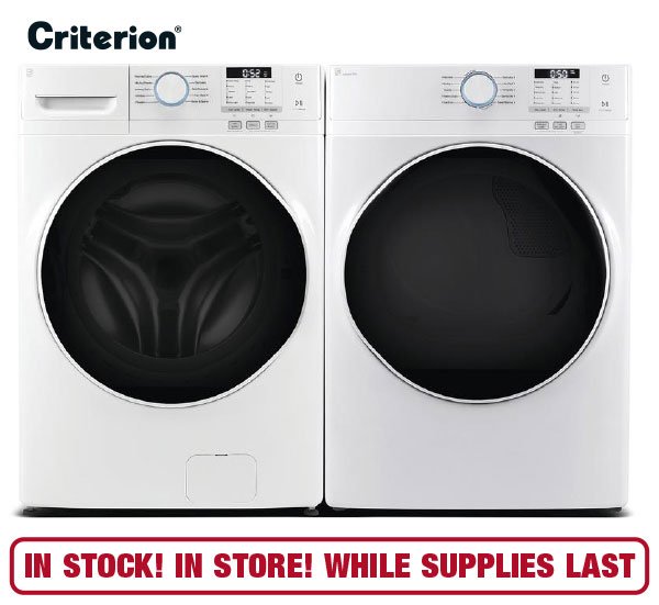 Washer & Dryer - In Stock! In Store!