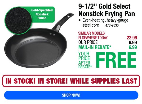 9-1/2" Gold Select Nonstick Frying Pan