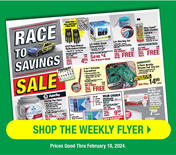 Shop the Weekly Flyer-Prices Good Thru February 18, 2024