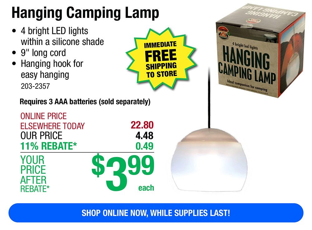 Hanging Camping Lamp