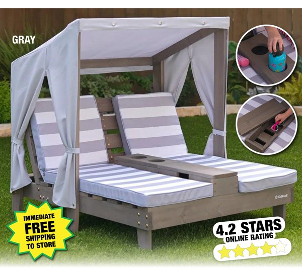 KidKraft® Double Chaise Lounge-Free Shipping to Store!