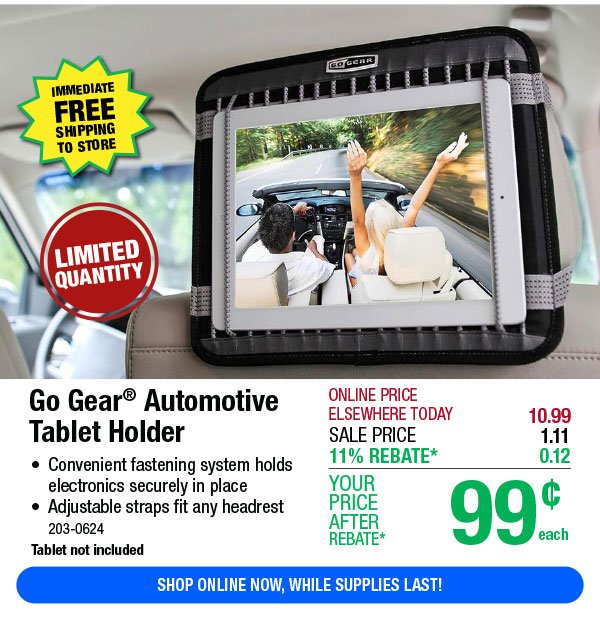 Go Gear® Automotive Tablet Holder