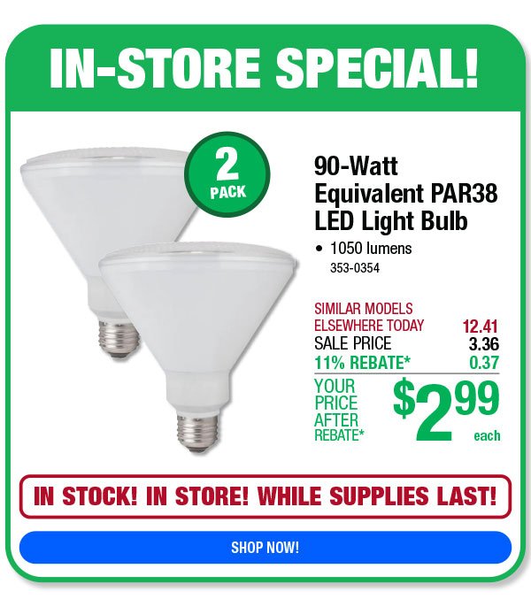 90-Watt Equivalent PAR38 LED Light Bulb