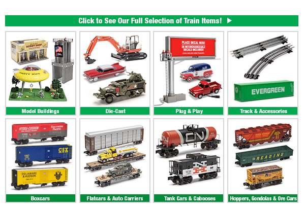 Click To See Our Full Selection of Train Items!