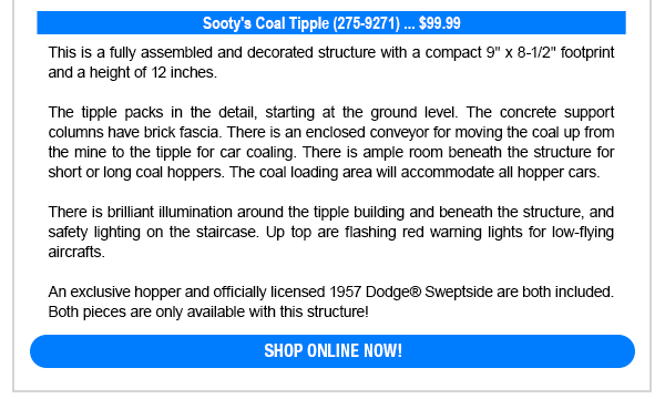 O scale Sooty's product description