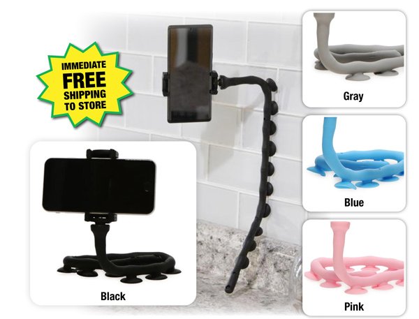 Prime Connect Flex and Stick Phone Holder-Free Shipping to Store!