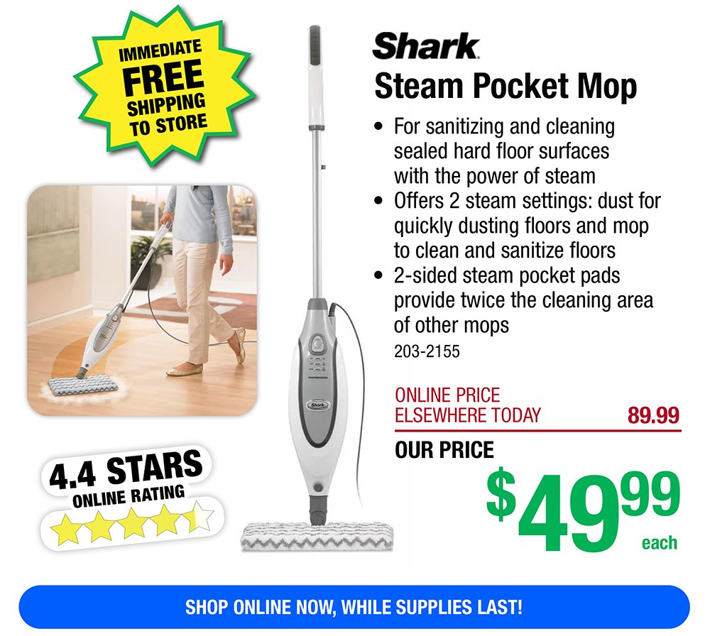 Shark® Steam Pocket Mop