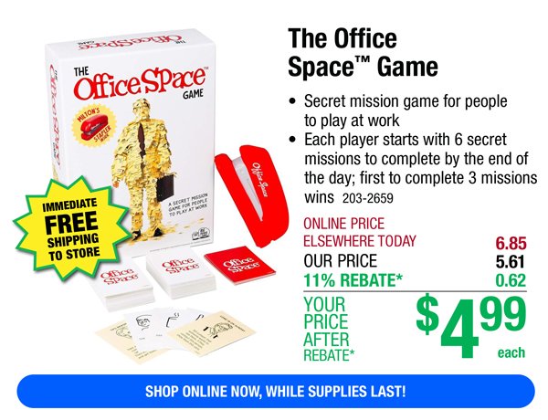 The Office Space™ Game-ONLY \\$4.99 After Rebate*