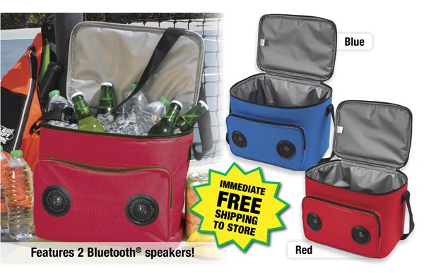 Splash Daddy Cooler with Bluetooth® Speakers-Free Shipping to Store!