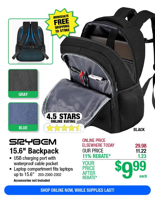 SRYBEM 15.6" Backpack