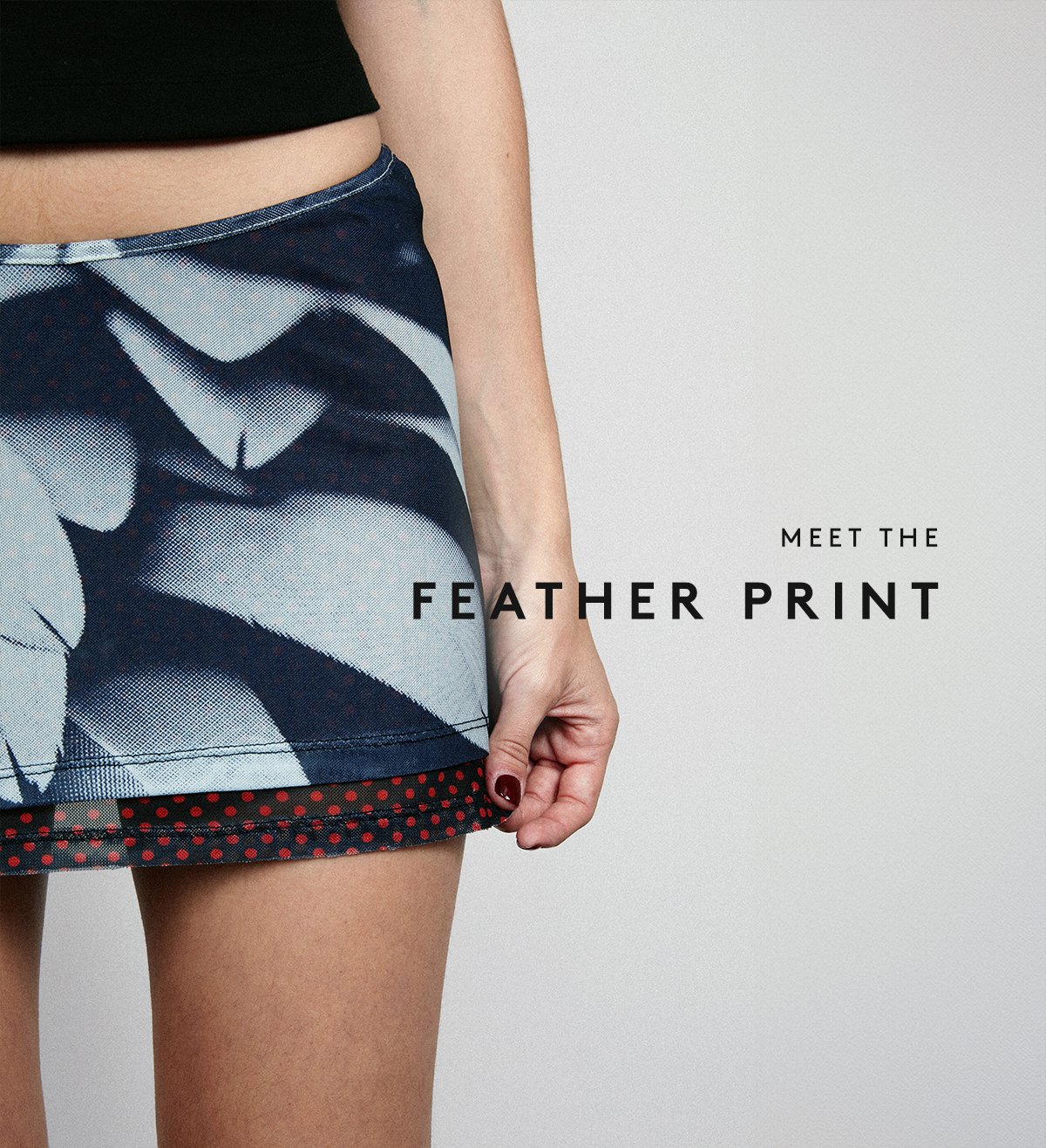 Meet the feather print. 