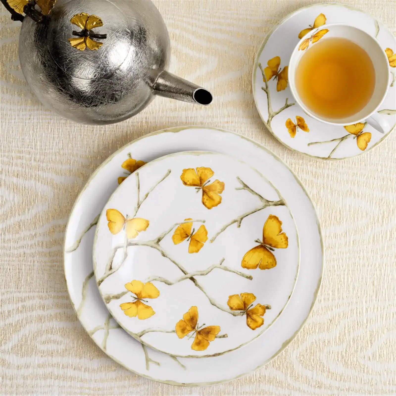 Image of Butterfly Ginkgo Gold Dinnerware