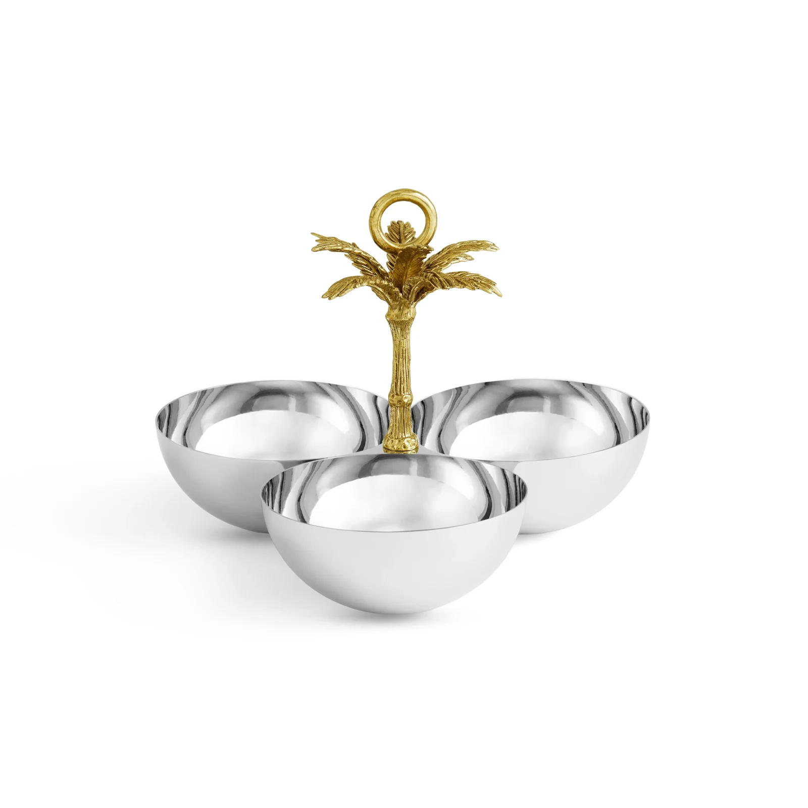 Image of Palm Triple Bowl