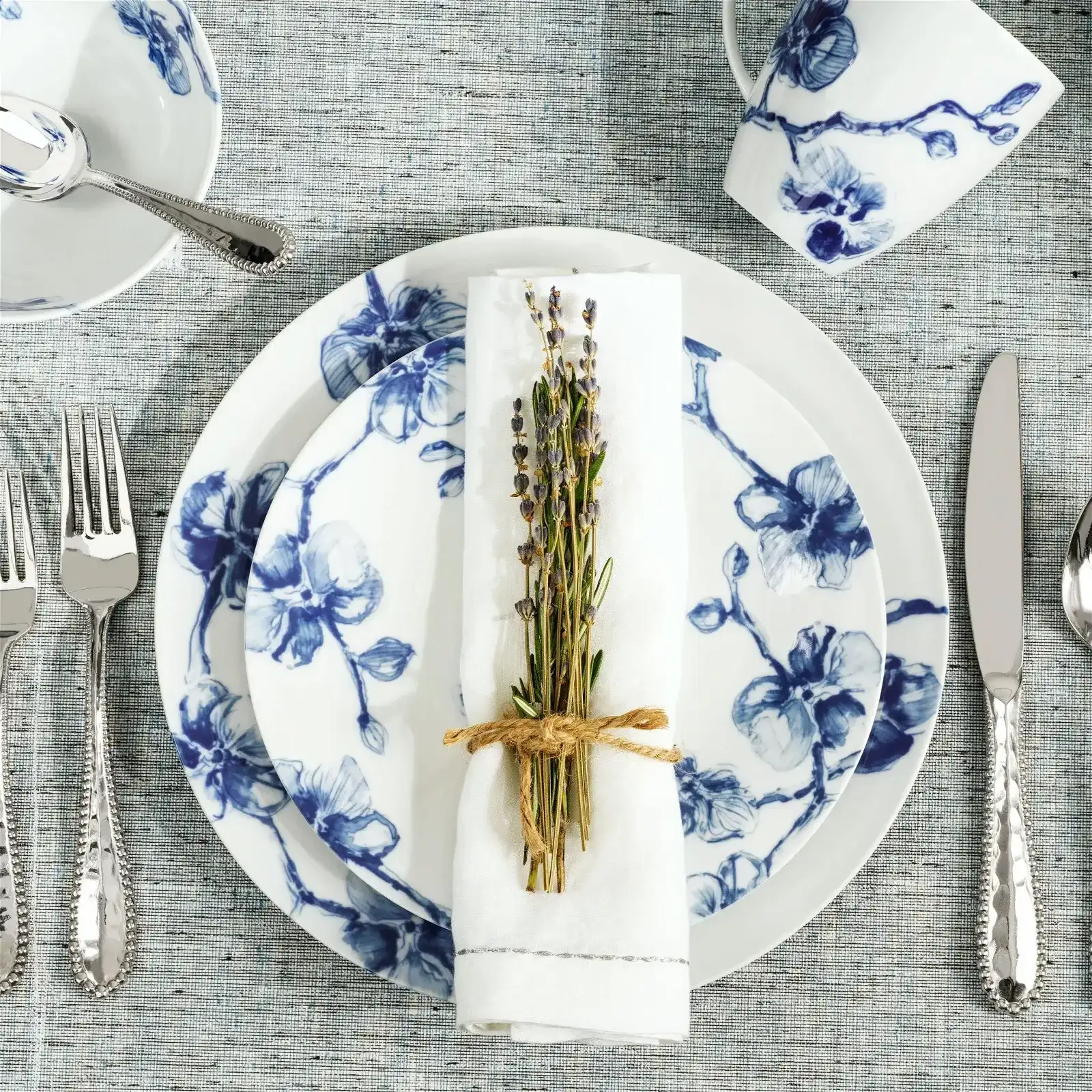 Image of Blue Orchid Dinnerware