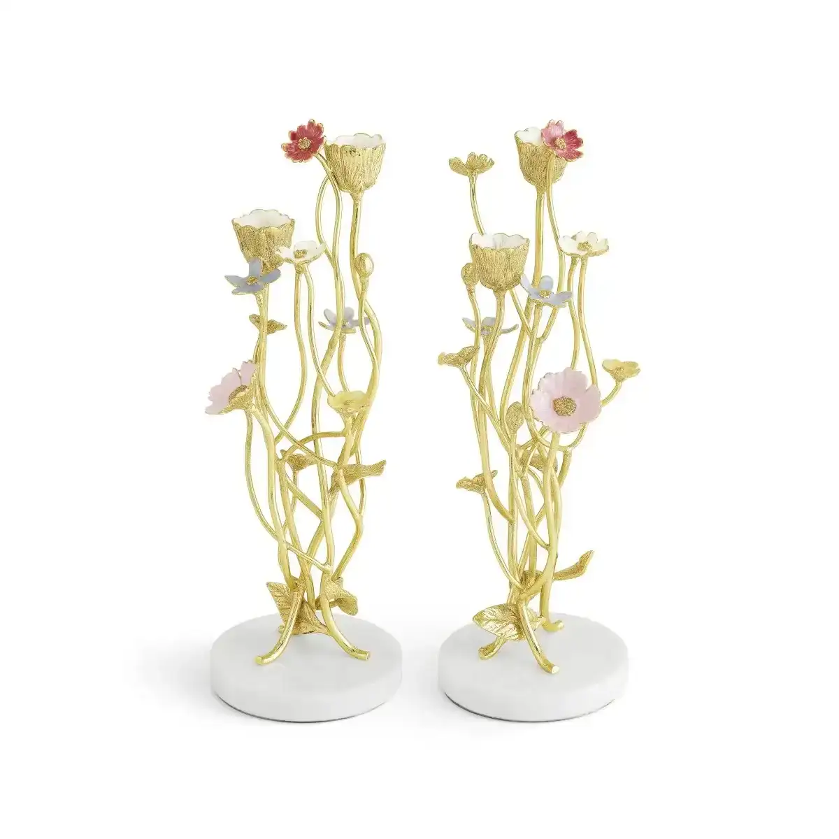 Image of Wildflowers Candleholders S/2