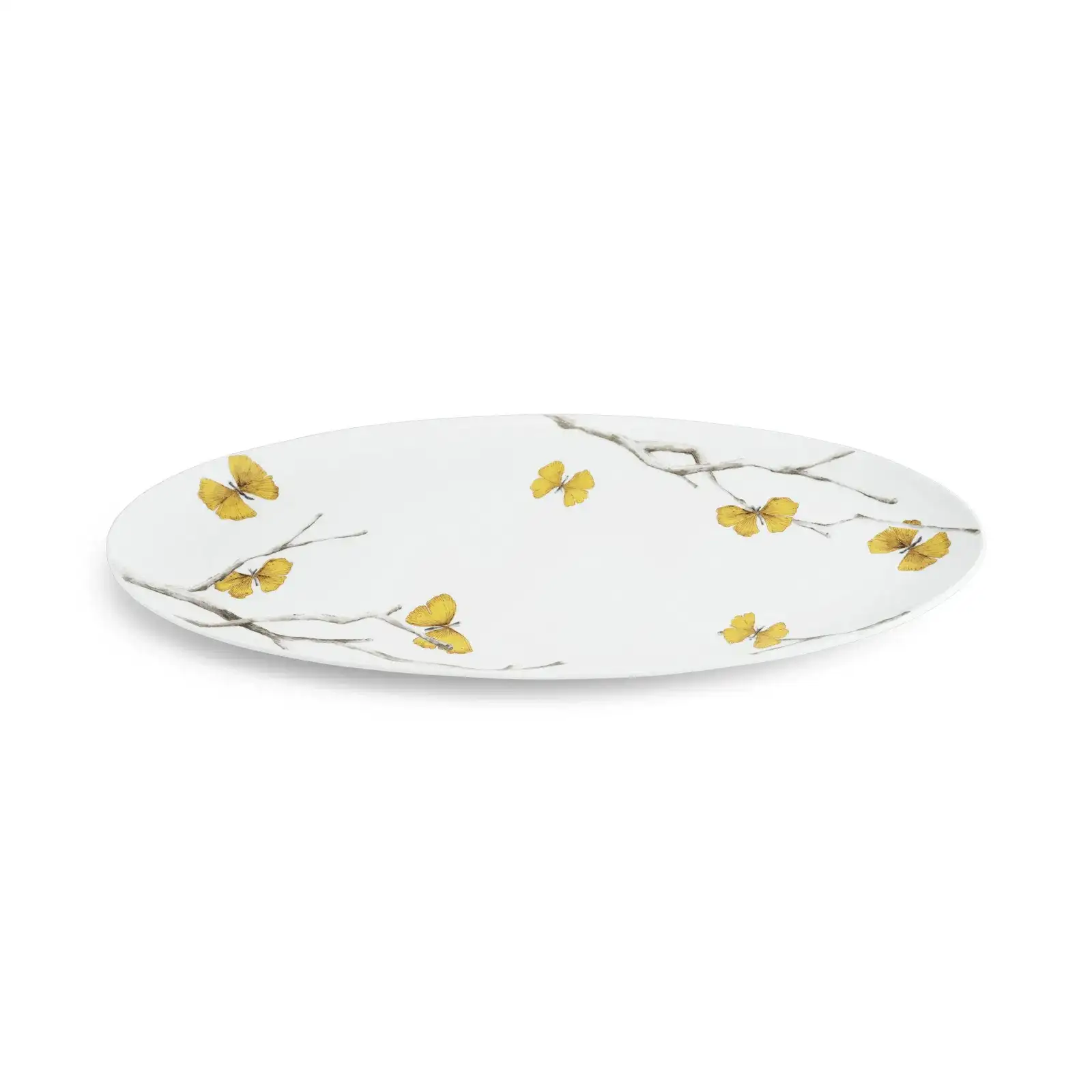 Image of Butterfly Ginkgo Porcelain Platter