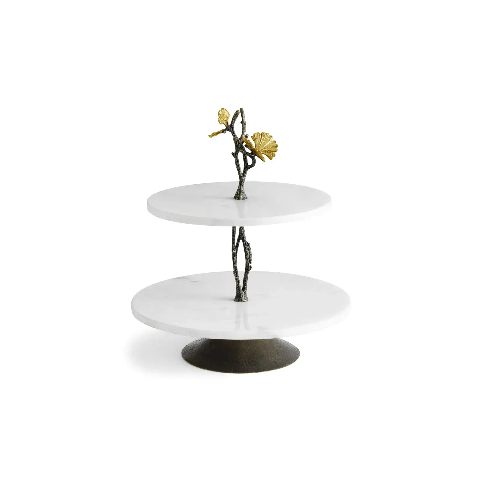 Image of Butterfly Ginkgo Small Marble Etagere