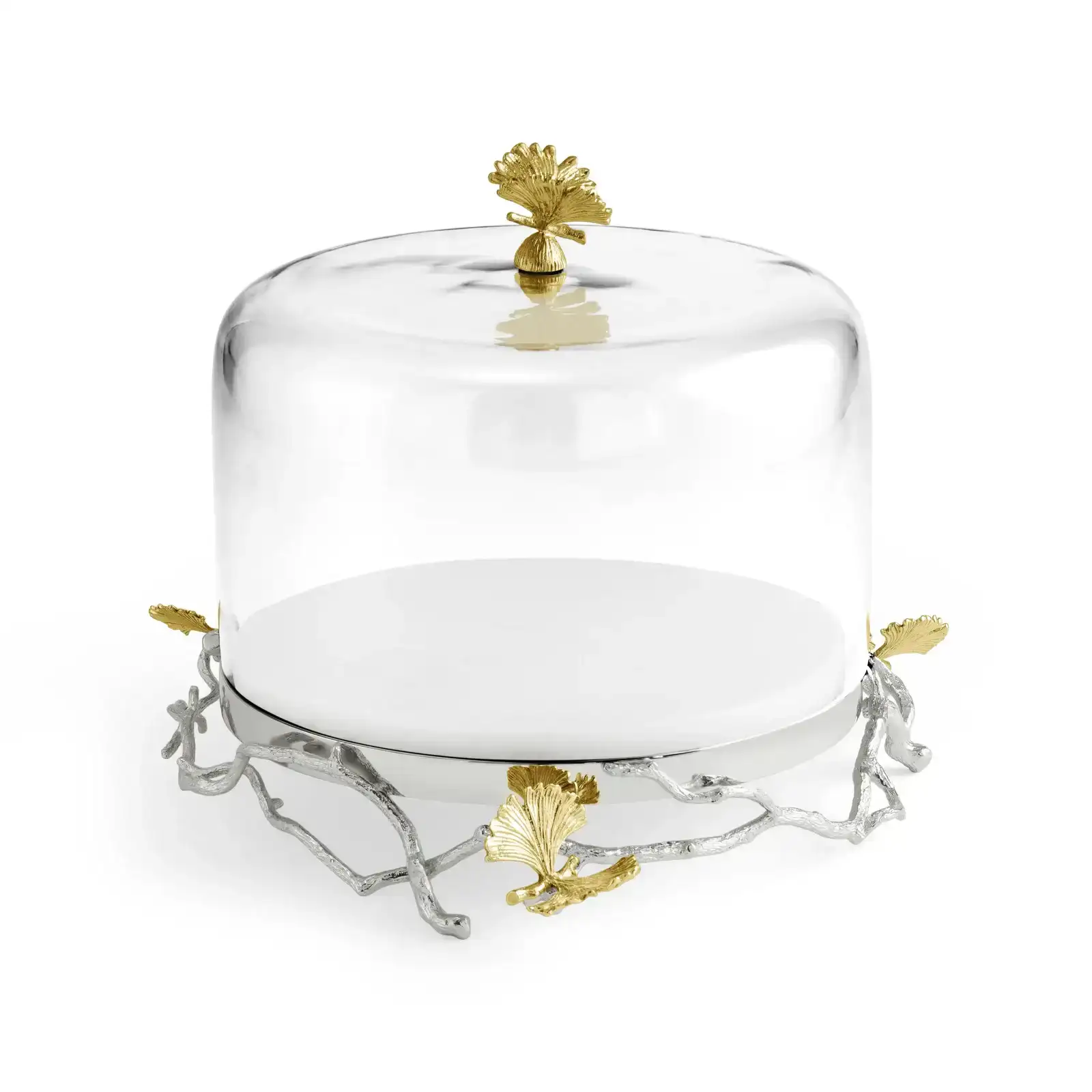 Image of Butterfly Ginkgo Luxe Cake Stand with Dome