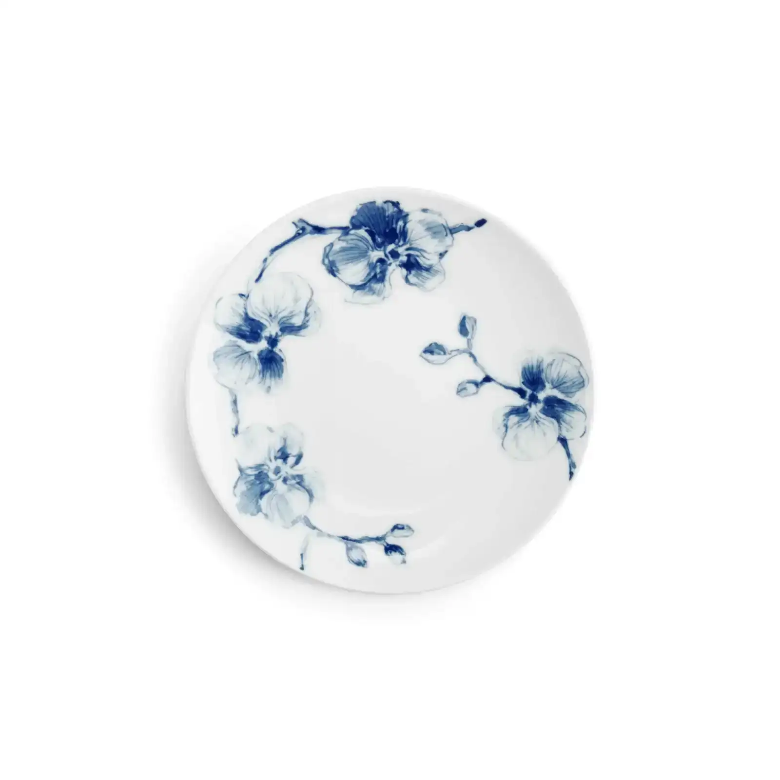 Image of Blue Orchid Tidbit Plate Set