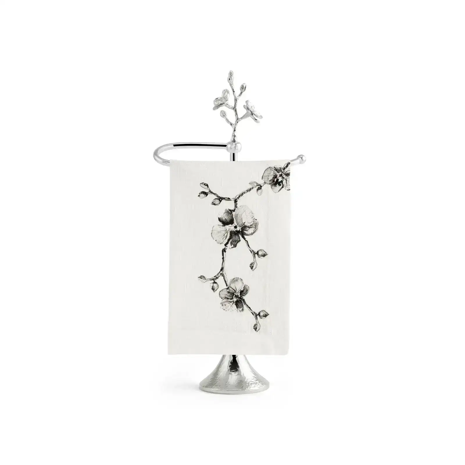 Image of White Orchid Fingertip Towel Stand