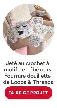 Baby Bear Crochet Throw